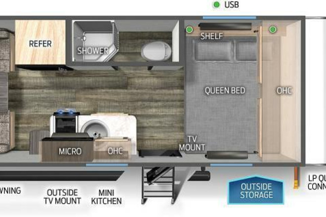 2023 Cherokee Wolf Pup 16TS