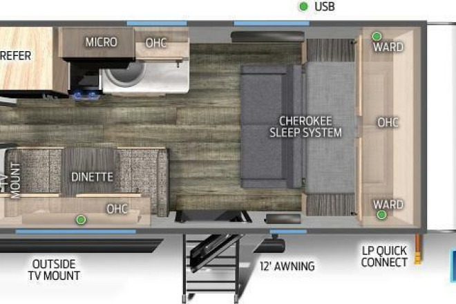 2023 Cherokee Wolf Pup 16FQ
