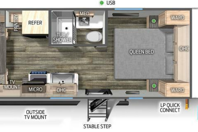 2023 Cherokee Grey Wolf 20RDSE