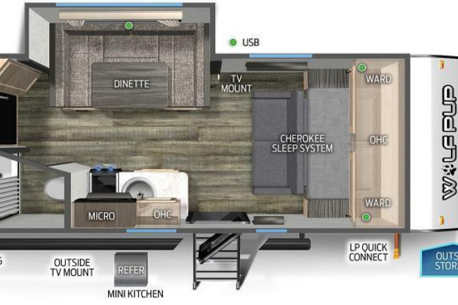 2023 Cherokee Wolf Pup 16PF