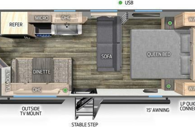 2023 Cherokee Grey Wolf 26DJSE