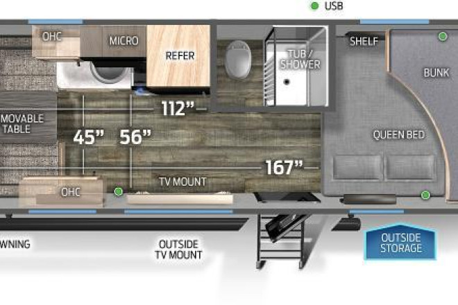 2023 Cherokee Wolf Pup 18RJBBL Black Label