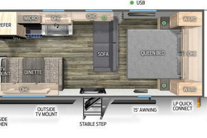 2023 Cherokee Grey Wolf 24JSBL Black Label