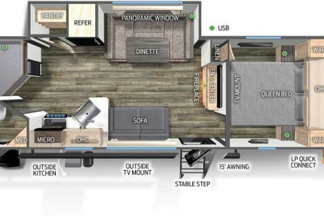 2023 Cherokee Grey Wolf 26BRB
