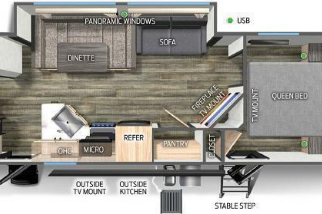 2023 Cherokee Grey Wolf 7DBH