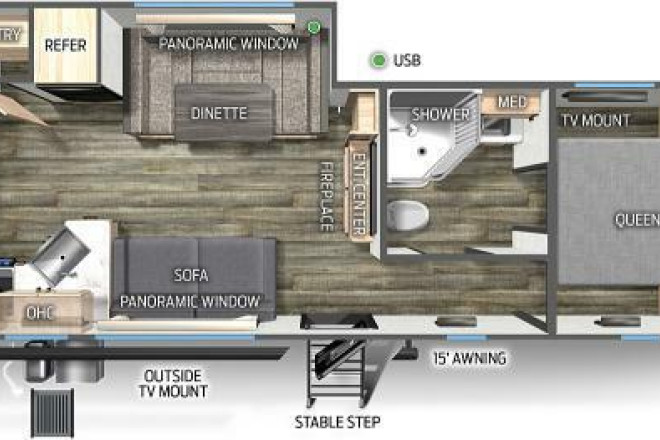 2023 Cherokee Grey Wolf 29BRB