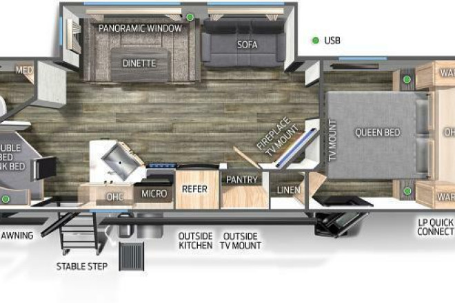 2023 Cherokee 264DBH