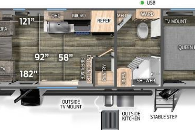 2023 Cherokee Grey Wolf 26MBRRBL