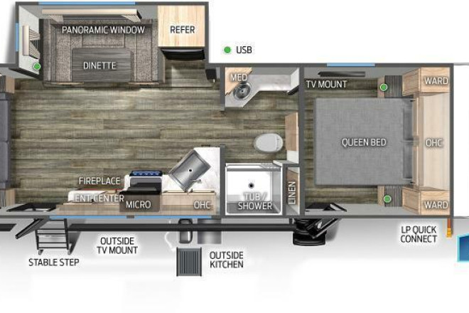 2023 Cherokee 243TRBL Black Label