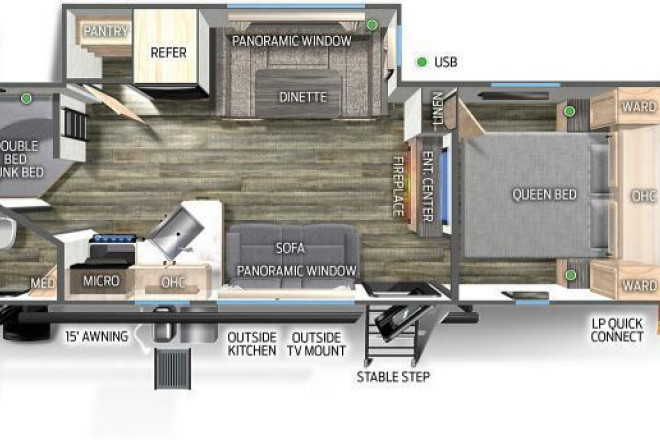 2023 Cherokee 274BRBBL Black Label