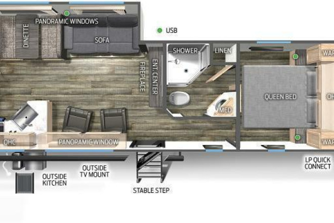 2023 Cherokee 274RKBL Black Label