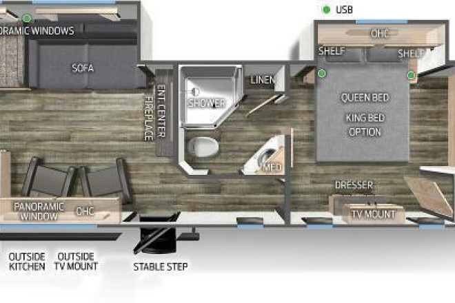 2023 Cherokee 304RKBL Black Label