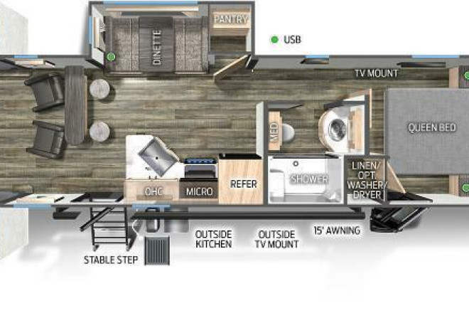 2023 Cherokee 306MMBL Black Label