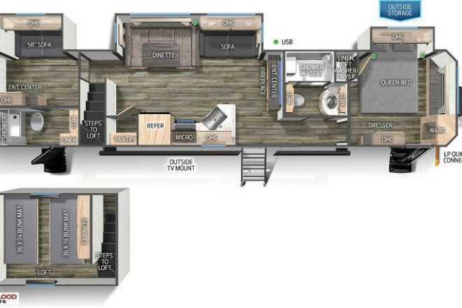 2023 Cherokee Timberwolf 39CABL Black Label