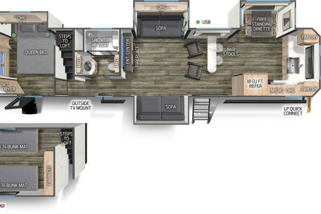 2023 Cherokee 39SRBL Black Label